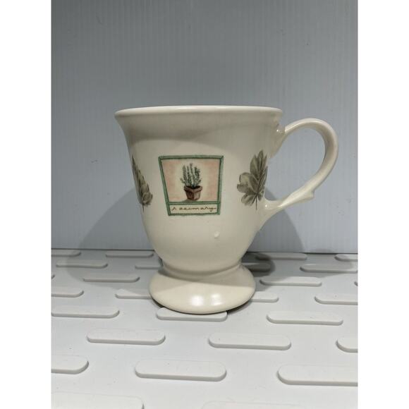 Pfaltzgraff Naturewood Footed Coffee Mug 16 Ounce - Picture 1 of 8